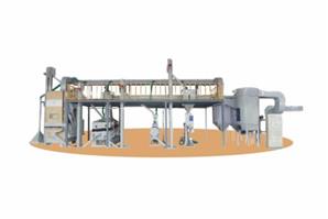 Seed Processing/Cleaning Plant with Platform